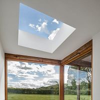 Glazing rooflight FLUSHGLAZE FIXED flat roofwith skylight frameglass
