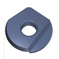 Milling indexable cutting insert 9581A seriesfinishingcarbidesolid carbide