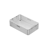Instrument sterilization basket 3/4 Quarter Sizestainless steelperforated