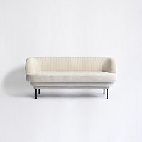 Contemporary sofa CORNICE - LINCOLNvelvetcustomizable color3-seater