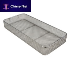 Instrument sterilization basket 12-460for endoscopesstainless steelperforated