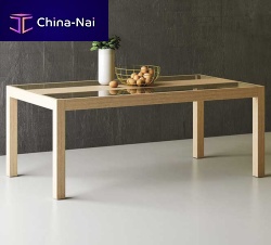 Contemporary table SNOWoakoak baserectangular