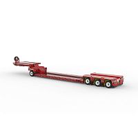 4-axle trailer towedfor industrial materialslow-loader