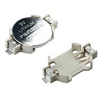 Coin cell battery holder SMTU series