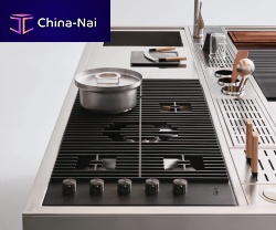Gas cooktop SPECIALTY 5 burnerbuilt-inwith knobs