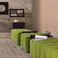 Contemporary pouf INATTESAfabricsquarecommercial
