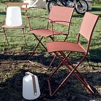 Contemporary chair PLEIN AIR gardenBatyline®cast aluminum