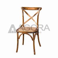 Traditional chair Xindoorfabricsolid wood base