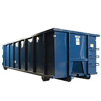 Plastic waste container 4-wheelopen