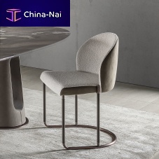 Contemporary dining chair KIRAindoorfabricleather