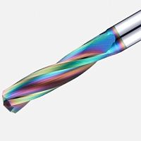 Carbide drill bit 3DUBEH seriessolidfor hardened steelcoated
