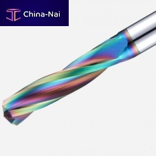 Carbide drill bit 3DUBEH seriessolidfor hardened steelcoated