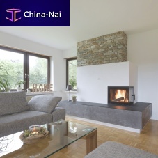 Closed wood hearth SOEcornermetal