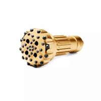 Solid drill bit T45 for stonelargewith threaded rods