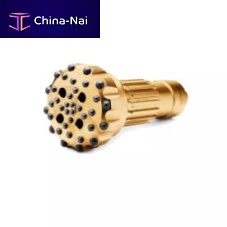 Solid drill bit T45 for stonelargewith threaded rods