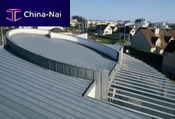 Zinc structural panel TOITURE STRUCTURALE VMZINCroof