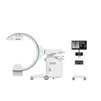 Mobile C-arm Gwith flat panel detectorwith video column