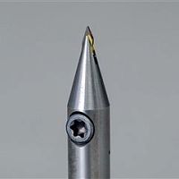 Monocrystalline diamond milling tool Arcceedend millwith replaceable insertfor composites