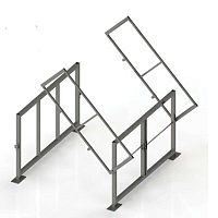 Fall-arrest barrier flexiblerotatingsteel mesh