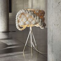 Table lamp THE BRIDEpainted steelpaperoriginal design