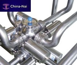 Ball valve pneumatically-operatedtransfer