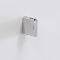 Contemporary coat hook NOK chromed metalbrassindividual