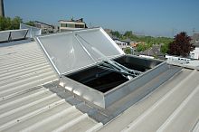 Steel smoke vent MEGALUX SHEV SYSTEMsmoke and heat extractor