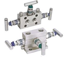 5-way manifold Vx seriesstainless steelfor vacuumfor gas
