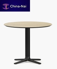 Contemporary table BLENDERHPLmetal baseround