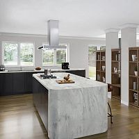 Corian® countertop Carrara Linogray