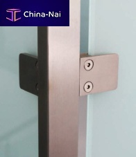 Stainless steel glass clamp VD 09for railinginterior
