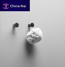 Contemporary coat hook ELAPPNRbrassaluminumsingle