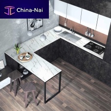 Laminate countertop STRATUS - KITCHEN SURFACE SOLUTIONSkitchensquare edgeheat-resistant