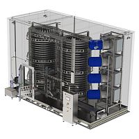 Spiral freezer processventilatedstainless steel