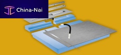 Rectangular shower base INDORTEC® recessedflushcomposite