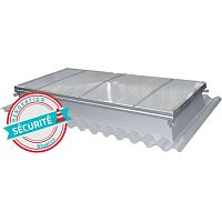 Metal roof skylight BLUEBAC PNEU RENOfor inclined roofsroofdouble-pitched roof