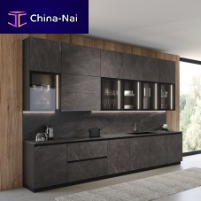Contemporary kitchen KALEIDOSwoodenglassaluminum