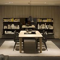 Contemporary dining table OskarMDFglassmarble