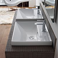 Built-in washbasin 3001ceramicdouble1-hole