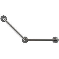 Stainless steel grab bar B615steelcurvedwall-mounted