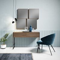 Free-standing desk CUBOcontemporarywoodenstraight