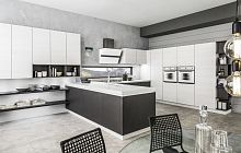 Contemporary kitchen ORIENTElaminatewoodenisland