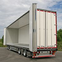 Container trailer eNRGy2-axletowedfor cargo