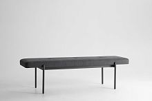 Contemporary bench CANELLIfabricsteelwithout backrest