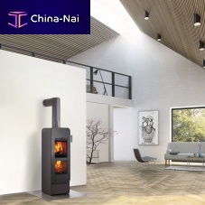 Wood heating stove BIONIC FIRE EVO0 - 5 kWmulti-fuelfloor-mounted