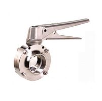 Butterfly valve SBU-71 leverstainless steelsanitary