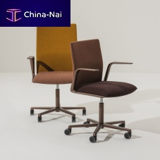 Contemporary chair KINESIT METindoorfabricleather