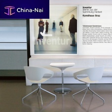 Contemporary chair Vad indoorpolypropylenemetal base