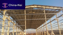 Hangar metallic structure steel