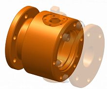 Ball valve manualflange3-piece